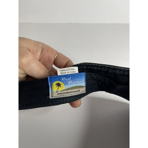 Vintage Venice Beach Navy Blue Visor Women's Adjustable - Picture 2 of 4